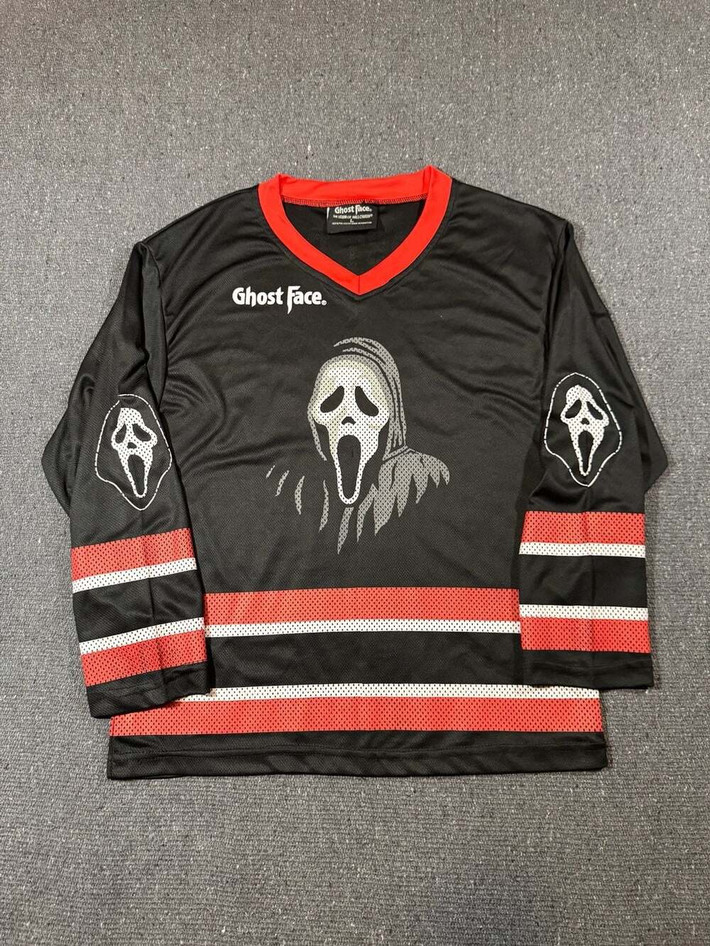 Ghost Face The Icon of Halloween Hockey Jersey 96 Size L